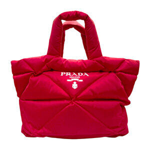 Prada Padded ReNylon Shoulder Crossbody Bag Red